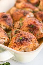 I ended up cooking it in the oven for only 15 minutes and used a thermometer to make sure it was up to temperature. Easy Oven Baked Chicken Thighs In Just 35 Minutes Food Folks And Fun