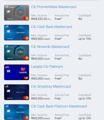 Bii white mastercard, kartu kredit cashback terbaik! Senarai 11 Kad Kredit Citibank Paling Popular Kredit
