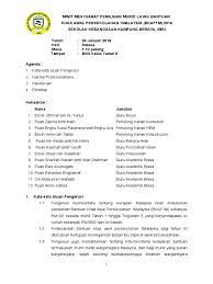 Jenis jenis contoh minit mesyuarat. Minit Mesyuarat Jawatankuasa Bantuan Peringkat Sekolah Malaybuya