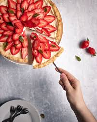 Retrouver La Recette De La Tarte Aux Fraises Et Basilic Sur Le Blog De Patisserie A Cookie Story Tarte Aux Fraises Cookies Et Biscuits Recette Pate Sablee