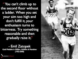 Zatopek, dana (1922—) czech athlete and political dissident. Running Inspiration The Mighty Czech Locomotive Emil Zatopek Runivore