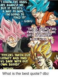 Dragon ball's goku isn't the most articulate character. Dragon Ball Best Dragon Ball Z Quotes