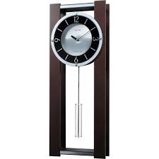 Rhythm Wsm Espresso Ii Wooden Musical Clock Cmj541ur06 Still grand in scale, and always impressive, the grandfather clocks seen in contemporary homes look more like elegant pieces of furniture than something your grandparents had stuffed in some corner of their home. espresso ii contemporary musical wall clock cmj541ur06