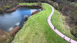 Derwent walk is located off derby road in hackney's lauriston village immediately to the north of the victoria park which provides 220 acres of green, open space in the centre of urban hackney. Drone Footage From Derwent Walk Country Park In 4k Youtube