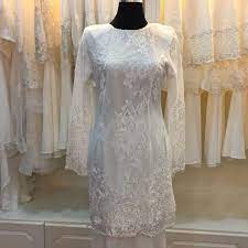 Biaya nikah di bawah 20 juta. Baju Nikah Lace Offwhite Shopee Malaysia