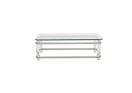 We have a variety of styles and sizes available in glass, leather, or wood. Phee Coffee Table Furniture Village
