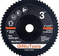 QiNiuTools 3 Inch 76mm HSS Circular Saw Blades with 2/5-Inch ...