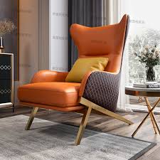 Create an inviting atmosphere with new living room chairs. Light Luxury Single Sofa Chair Modern Minimalist Living Room High Back Casual Chair Nordic Bedroom Network Red Leather Tiger Chair