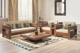 The futon sofa bed design featured here is simple, natural and cosy with its light coloured wooden base and. Decornation Buy Home Furniture Online In India At Best Prices