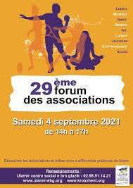 Le monde associatif local vous attend ce samedi 4 . Le Forum Des Associations Edition 2021