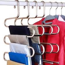 Scarves are not only useful accessories that can be used for warmth against the winter chill. Amazon Com Doiown S Type Stainless Steel Clothes Pants Hangers Closet Storage Organizer For Pants Jeans Scarf Hanging 14 17 X 14 96ins Set Of 3 3 Pieces Kitchen Dining