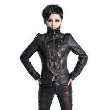 Aliexpress Com Buy Punk Women S Gothic Punk Military Dovetail Leather Clothing From Reliable Gothic Punk Clothing Su Leather Jacket Punk Women Gothic Outfits
