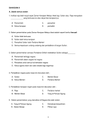 Soalan bahasa melayutahun 6, soalan bahasa malaysia tingkatan 2, soalan bahasa inggeris, soalan bahasa arab tahun 1, bank soalan bahasa. Soalan Sejarah Tahun 5 Ujian 1 Bulan Mac 2017 1 Docx