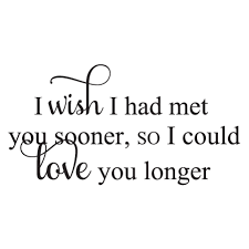 Love You Longer Wall Quotes Decal Meeting You Quotes Longing Quotes True Quotes