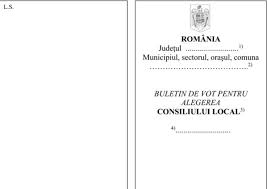 Buletin vot alegeri europarlamentare 2019. Buletinele De Vot La Alegerile Locale Din 2020 Cum AratÄ Cele Patru Modele Stirileprotv Ro