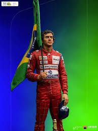 Race car driver brazilian race car driver ayrton senna 2 was a famous professional race car driver and sportsman at the time of his death in a racing crash in 1994. Ayrton Senna Gp Brazil 1991 Statue 1 10 Art Scale 30 Cm Blacksbricks