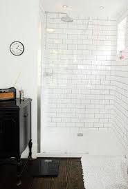 White Subway Tile Shower Design Pictures Remodel Decor And Ideas White Subway Tile Shower Subway Tile Showers Shower Tile