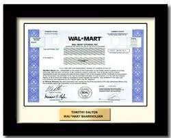 Buy Wal Mart Stock Gift In 2 Minutes 1 In Single Shares Of Stock Only At Giveashare Com Great Educational Gift Walmart Stock Stock Gifts Starbucks Stock