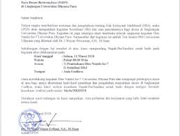 Surat undangan alumni merupakan surat resmi yang dikeluarkan oleh suatu lembaga/instansi yang ditujukan kepada para alumni lembaga terkait dalam rangka meminta kehadiran dalam suatu acara ataupun kegiatan. Pengumuman Page 2 Lp2m