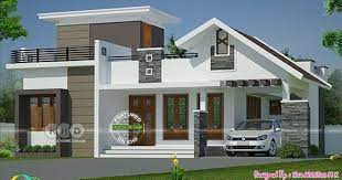 1132 Sq Ft 2 Bedroom Single Floor Home Mixed Roof Bungalow House Design House Balcony Design Kerala House Design