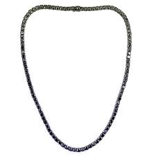 Explore a wide range of the best choker tennis chain on aliexpress to find one that suits you! Black Diamond Men S Tennis Necklace Great Shine Luster 100 Genuine Certified Zeediamonds
