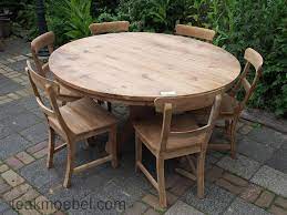 Gartentische rund angebote im preisvergleich ✓ testberichte ✓ echte bewertungen & geprüfte shops! Teak Tisch Rund O 150 Cm Teakmobel Com