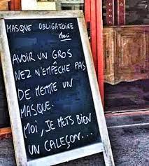 Le masque est désormais obligatoire dans tous les lieux clos, même à l'intérieur des campings ou résidences, tant à l'accueil que dans les salles de restaurant, dans less alles des ports etc. Humour A Mettre Partout Ou Le Masque Est Obligatoire Melting Pot Assoc
