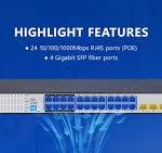 S5700-24GP-4FR 24-port Gigabit Layer 3 Managed PoE ...