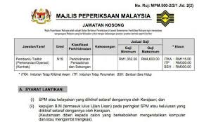 Kami sediakan nota untuk anda. Peluang Pekerjaan Permohonan Jawatan Kosong Sebagai Pembantu Tadbir N19 Majlis Peperiksaan Malaysia Mpm Mohon Https Bit Ly 2eompm Banyak Lg Jawatan Kosong Kerajaan Di Sini Https T Me Kerjakosongkerajaandanberkanun Dan Di Sini Https Bit