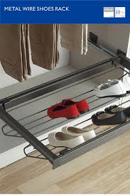 It makes easy to reach the hanged clothes in the cabinet no matter how far they are. Manufacturer Two Layer Aluminum Frame Pull Out Wardrobe Cabinet Shoe Rack Storage Buy Wholesale Shoes Rack Shelf Home Shoes Rack Organizer Storage Factory Moka Series Metal Shoe Rack Product On Alibaba Com