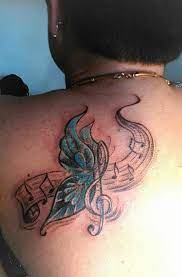 Butterfly Music Note Music Notes Tattoo Butterfly Music Note Tattoo