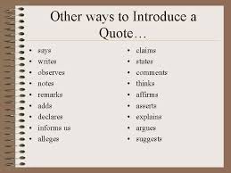I will show you the phenomenon that. Inserting Quotes Into Essays Using Quotes Effectively The