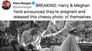 Now well into the third trimester of her pregnancy, she opted. Meghan Markle Pregnant Piers Morgan Criticizes Royal Baby Announcement Sydney News Today