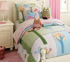 Patchwork Yatak Ortusu Pottery Barn Kids Girls Bedroom Buyuk Kiz Odalari
