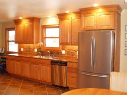 Pin By Floor To Ceiling On Shuman Kitchen Honey Oak Cabinets Kitchen Flooring Oak Cabinets