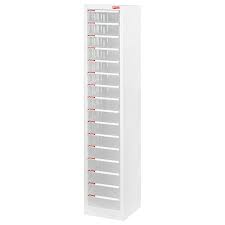Filing Cabinet 16 Pieces Of A4 Size Deep Drawers In 1 Column Tool Workspace Storage Solutions Shuter