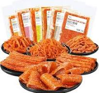 Amazon.com : Spicy Strips,Latiao,6 Packs Chinese Spicy ...