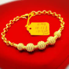 Laela Rantai Tangan Sauh Pandora 1c Emas Tulen 916 Shopee Malaysia