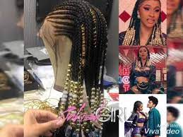 Check spelling or type a new query. Cardi B S Wig On Please Me Video With Bruno Mars Youtube