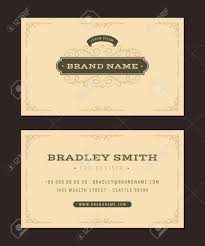 Business card printing single or double sided custom printed business cards 14pt 16pt matt uv (glossy) coated 250 500 1000 2500 5000 10000 beldisegnoshop 5 out of 5 stars (1,743) $ 24.99. Illustration Of A Set Of Luxury Vintage Business Card Templates Royalty Free Cliparts Vectors And Stock Illustration Image 95200958