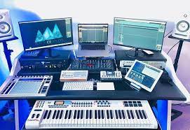 Fresh White Gear In This Studio By Blackicestudio Musicstudio Musicproducer Music Studio Room Recording Studio Home Music Studio