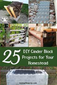 25 Cinder Block Projects You Need For The Homestead Outdoor Projects Diy Backyard Budget Backyard