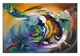 Landesmuseum für moderne kunst, fotografie und architektur stiftung öffentlichen rechts. Moderne Kunst G Hung Deep Space Ii Originalgemalde Unikat Gia Hung Kunstler Shop