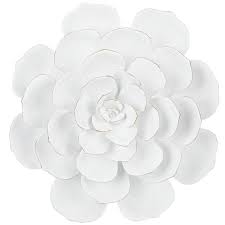 Ceramic flower wall hanging art decoration handmade rose pink lotus peony 8.5 d. White Cactus Flower Wall Decor Hobby Lobby