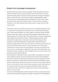 Hubungan ini berbentuk hubungan perdagangan. Doc Disiplin Ilmu Hubungan Internasional Jay Kusuma Academia Edu