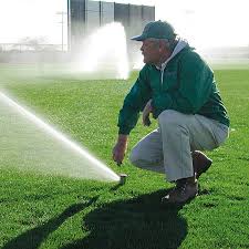 The rainbird sprinkler has an adjustable head that covers a wide range while spraying water in the area. Rotating Sprinkler 8005 Series Rain Bird Turbine