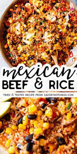 Ever Ask Yourself What To Make With Ground Beef And Rice This Mexican Beef And Rice Skillet Is You Beef Recipes For Dinner Dinner With Ground Beef Beef Dinner