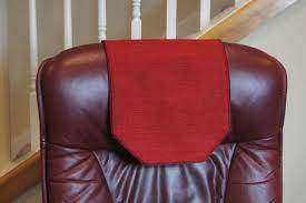 recliner chair headrest protector rusty red by chairflair on etsy headrest recliner recliner chair