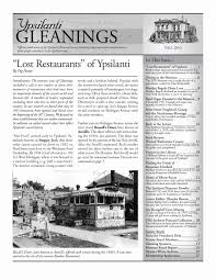 Ollie food + spirits was established in december 2010 by danielle and mark teachout. Lost Restaurants Of Ypsilanti Ann Arbor District Library
