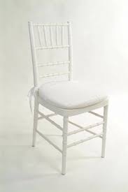 White Ballroom Chair With Cushion Chair Clear Chairs Bistro Chairs
